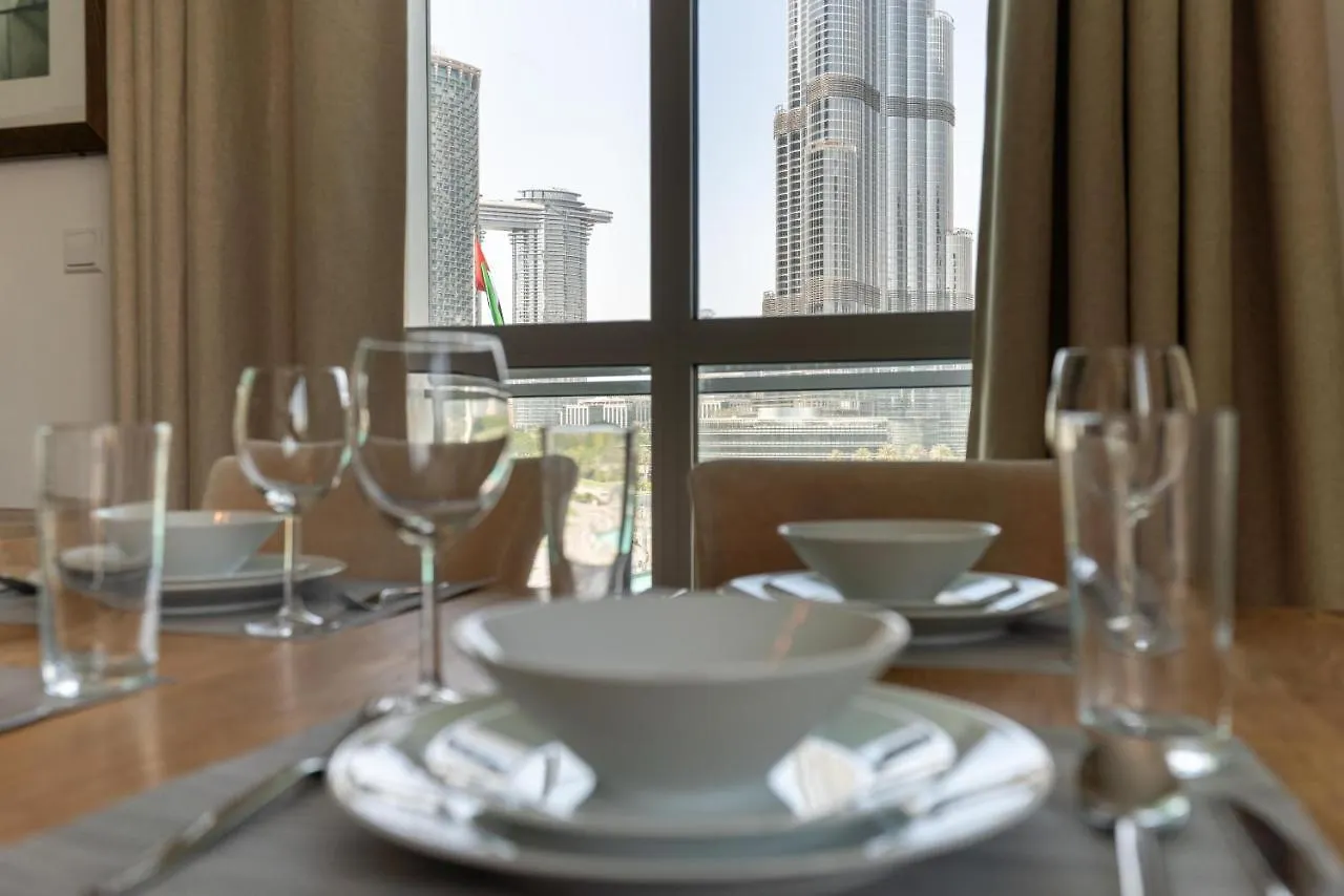 King 2 Bedroom With Burj Khalifa & Fountain View Dubai Apartment
