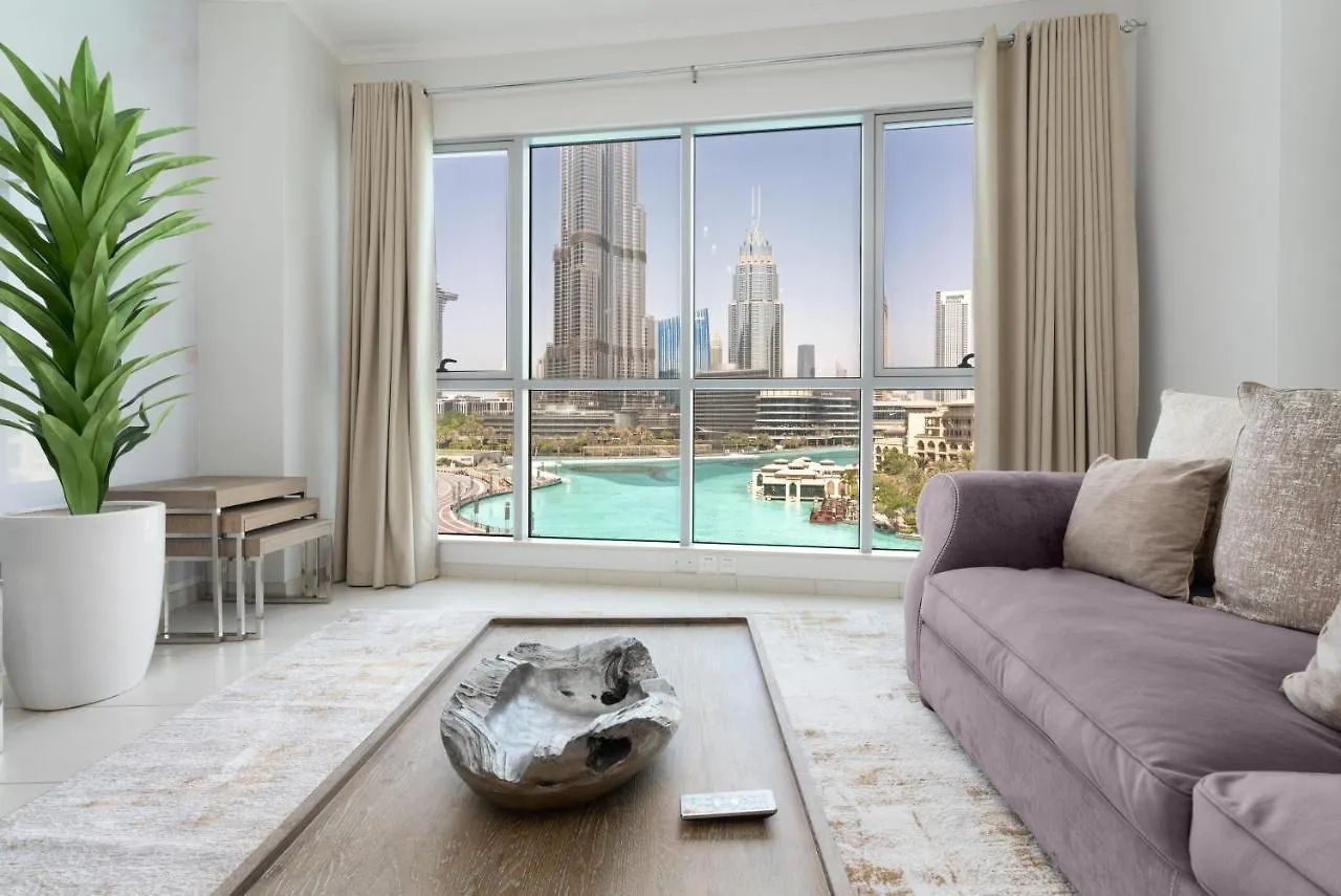 King 2 Bedroom With Burj Khalifa & Fountain View Dubai