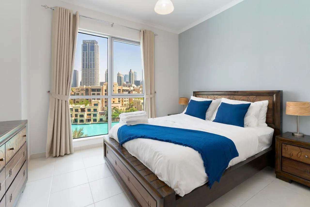King 2 Bedroom With Burj Khalifa & Fountain View Dubai