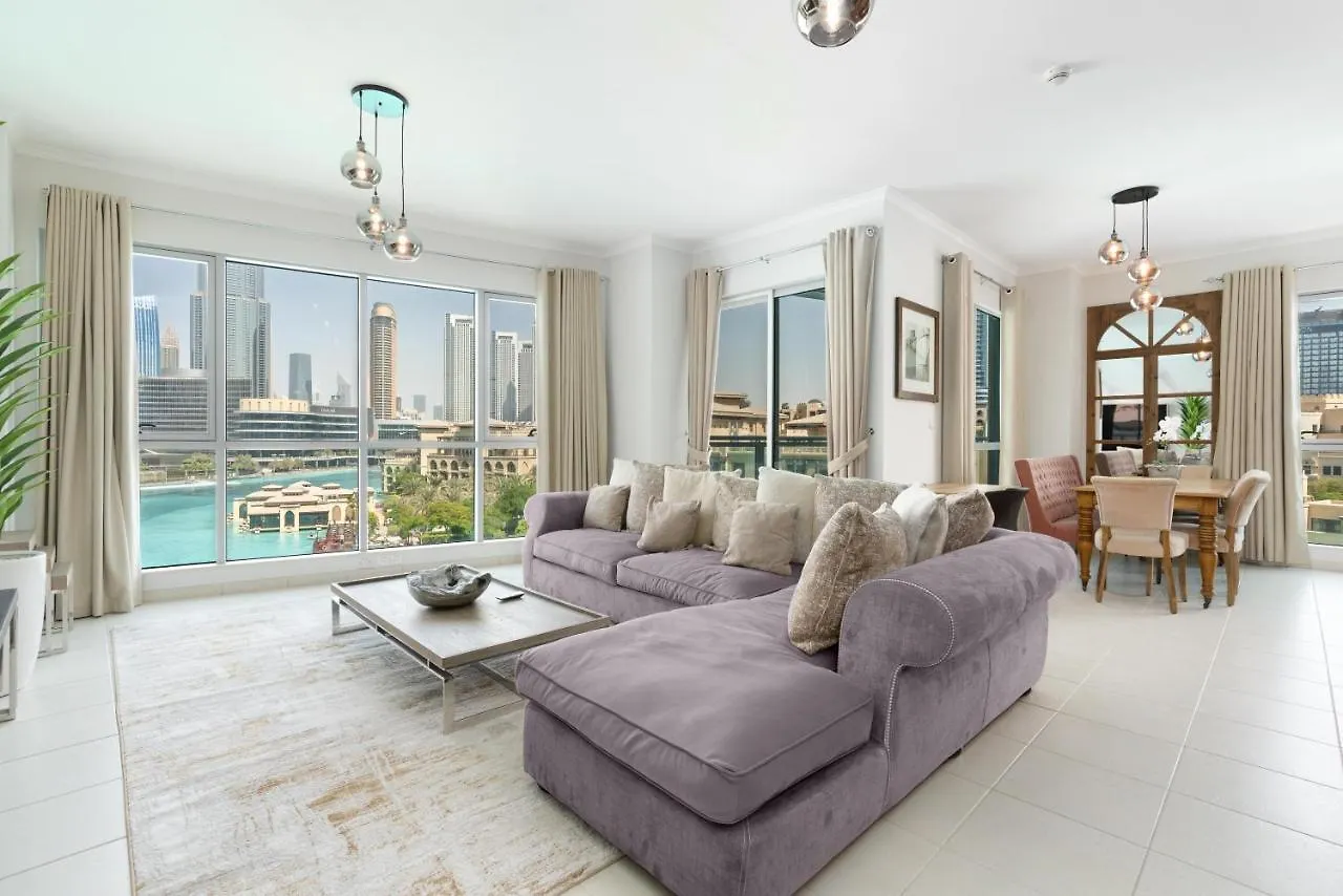King 2 Bedroom With Burj Khalifa & Fountain View Dubai 0*,